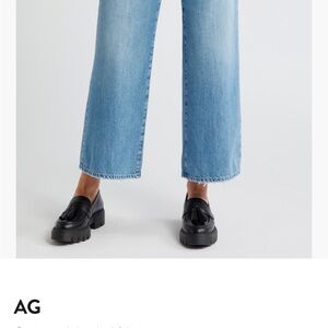 Ag Adriano Goldschmied Blue Flare & Wide Leg Jeans
